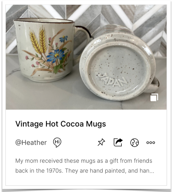 Hot cocoa mugs 