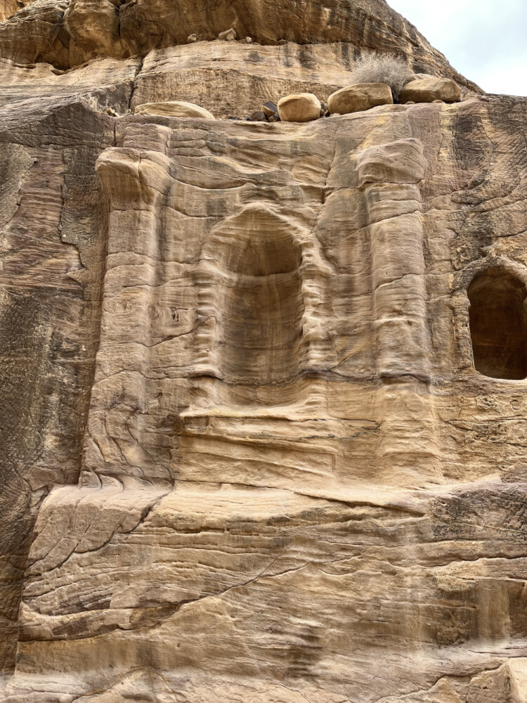 Faceless supreme being, Petra, Jordan, Ellen Goodwin, Artifcts