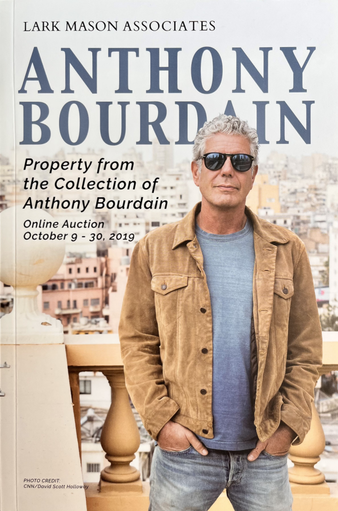 Auction Catalog Lark Mason Associates Property of Anthony Bourdain